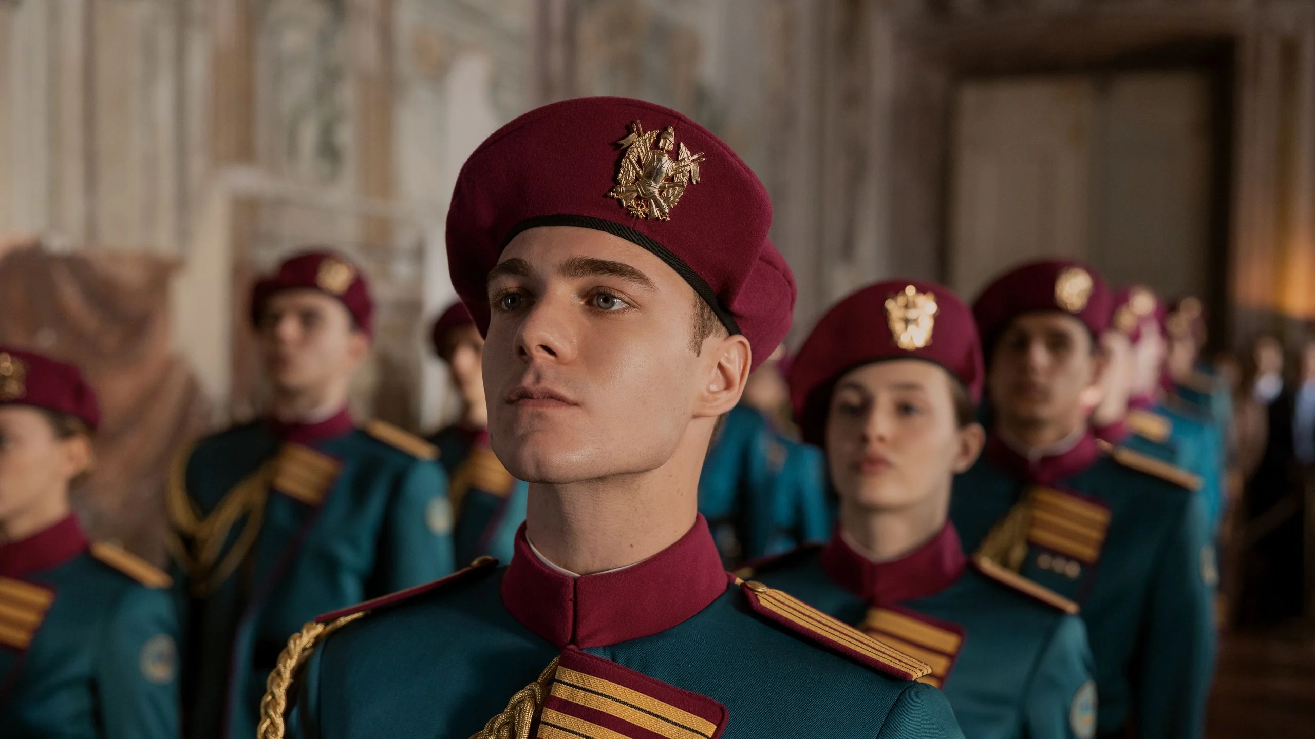 Diego Giordano usando o uniforme da Escola Minerva
