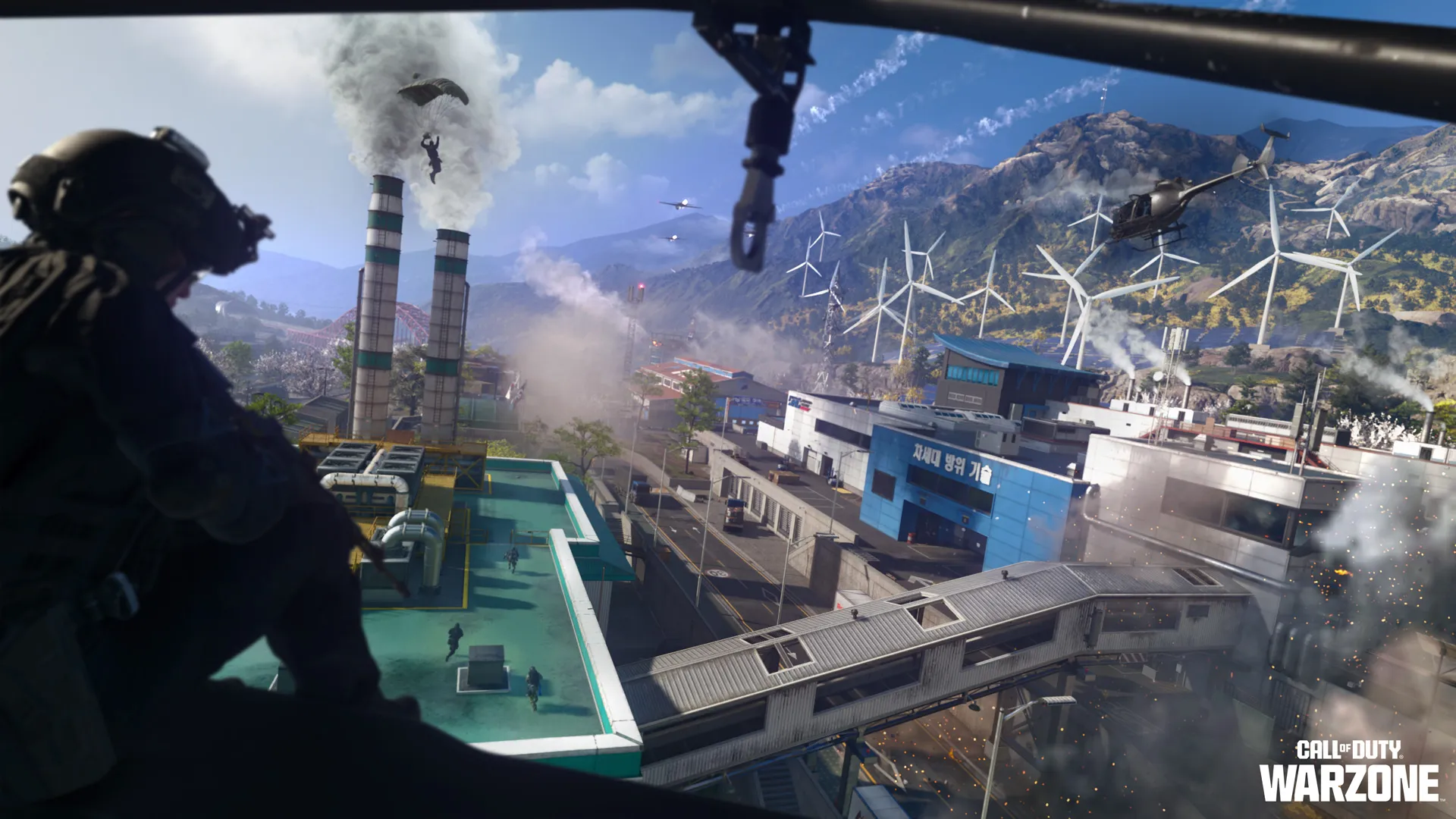 Gameplay de Call of Duty Warzone no mapa Zodiac apresentado com Modern Warfare 4