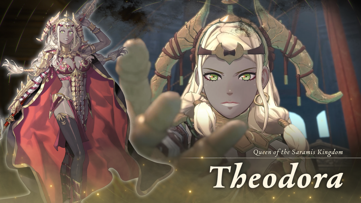 Theodora, rainha de Saramis em Fire Emblem: Fortune’s Weave