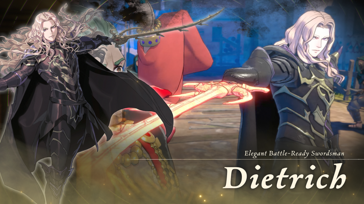 Dietrich, espadachim de Fódlan em Fire Emblem: Fortune’s Weave