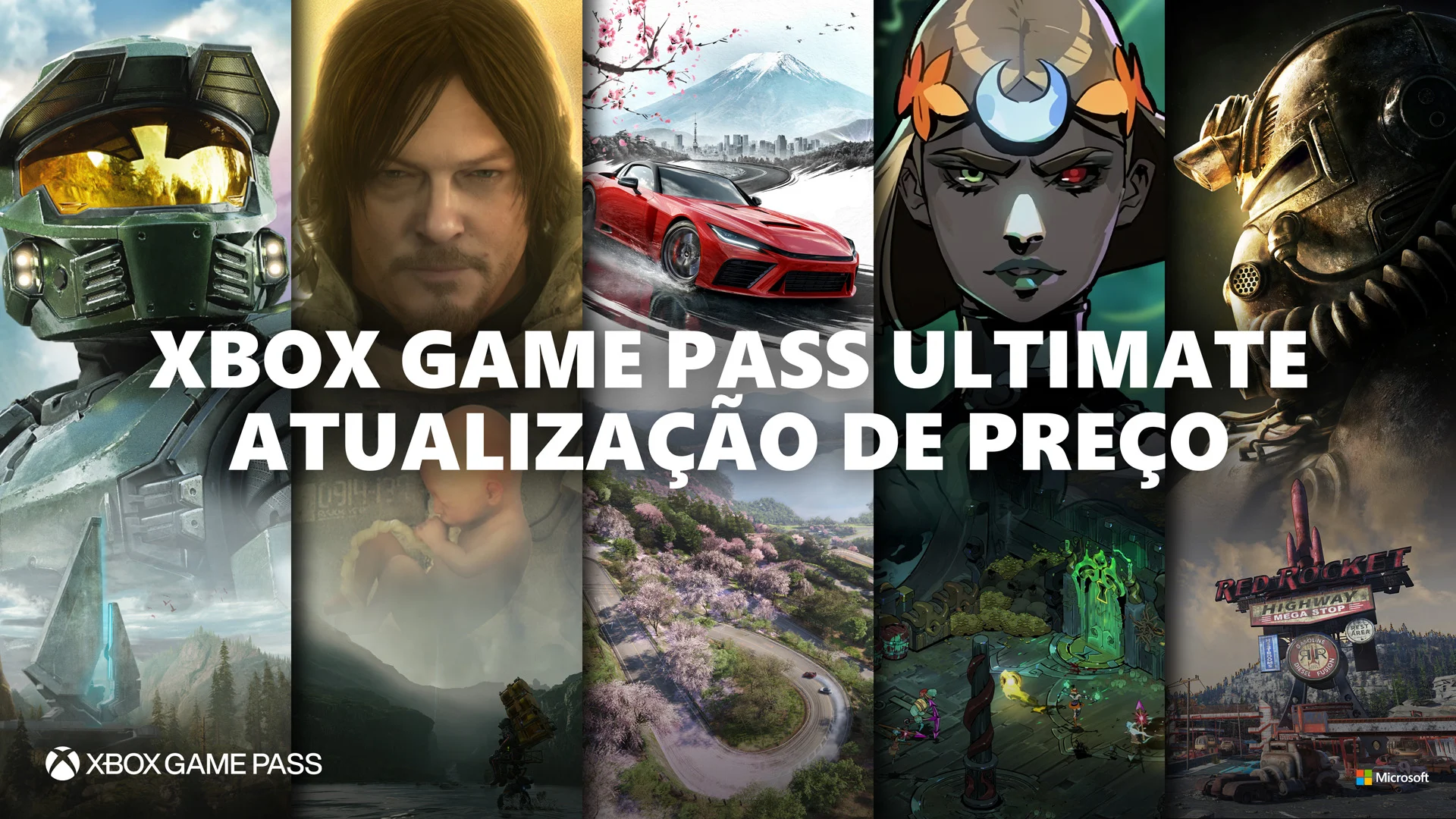 Imagem oficial da atualização de preço do Xbox Game Pass Ultimate