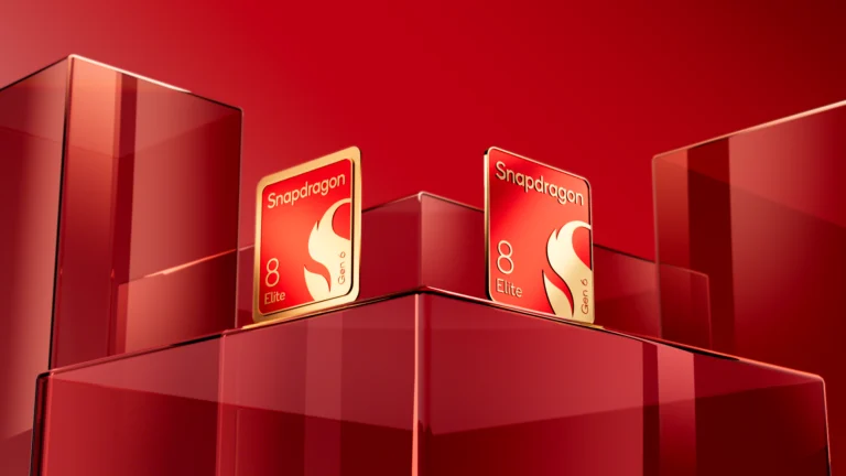 Arte oficial da Qualcomm para os dois processadores Snapdragon 8 Elite Gen 6