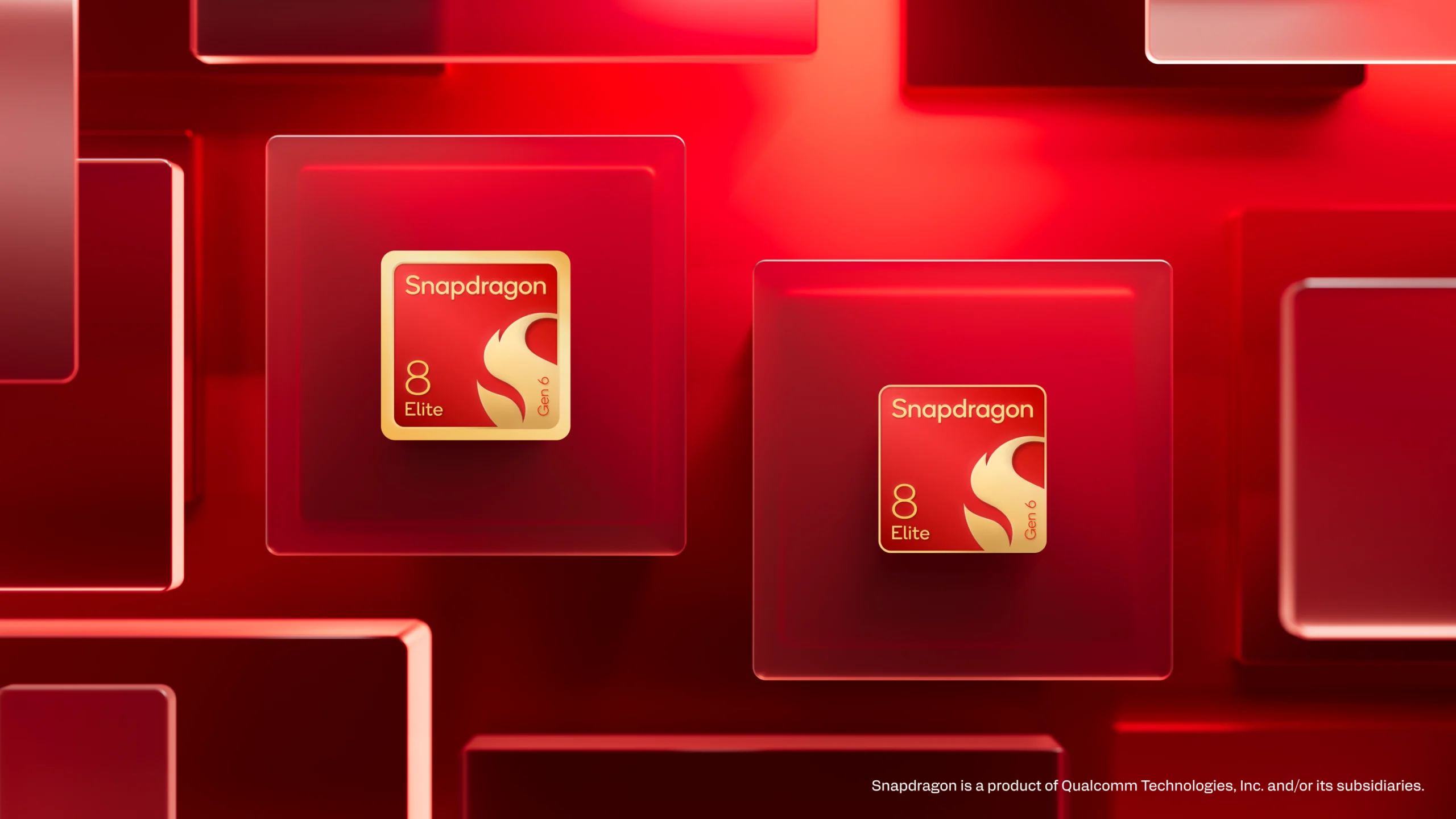 Snapdragon 8 Elite Extreme Gen 6 e Snapdragon 8 Elite Gen 6 lado a lado