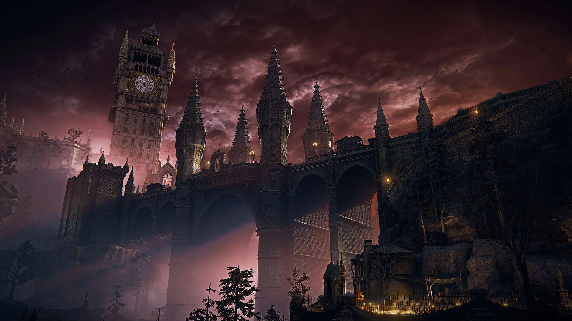 Personagens e cenário de The Duskbloods, jogo da FromSoftware para Nintendo Switch 2