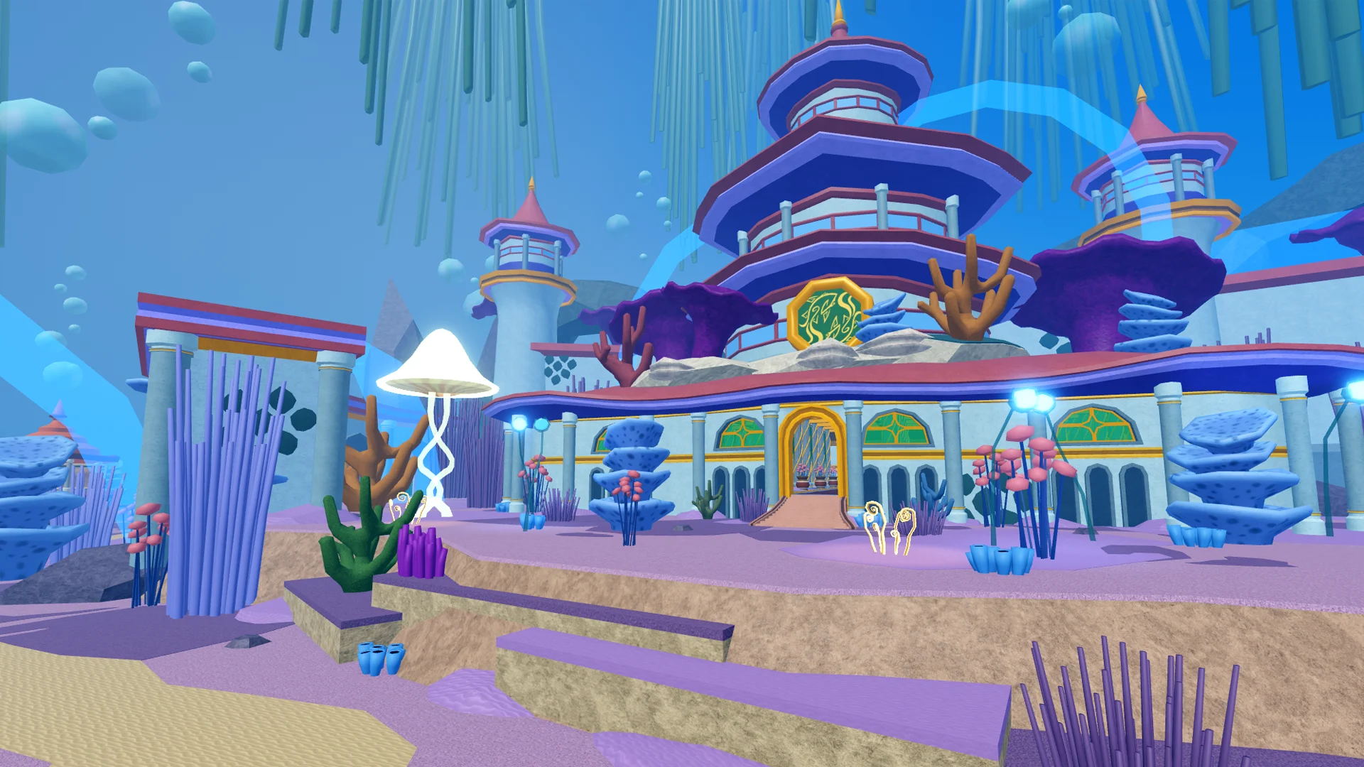 Underwater City reformulada no Primeiro Mar de Blox Fruits após o Update 30