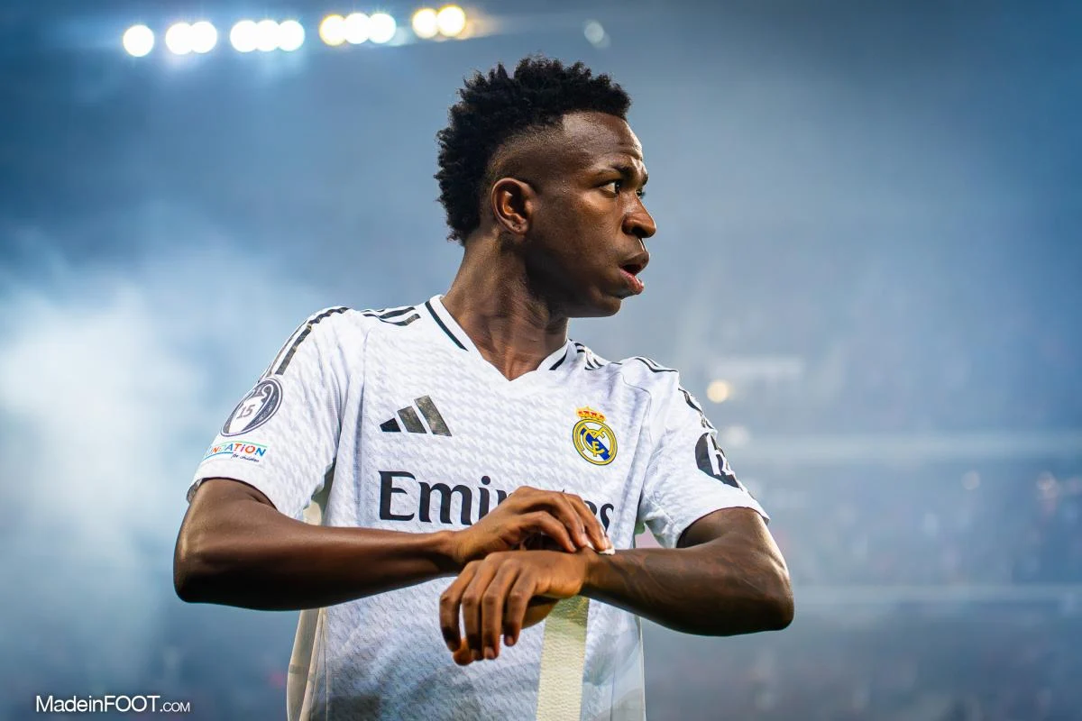 Vini Jr. com o Real Madrid