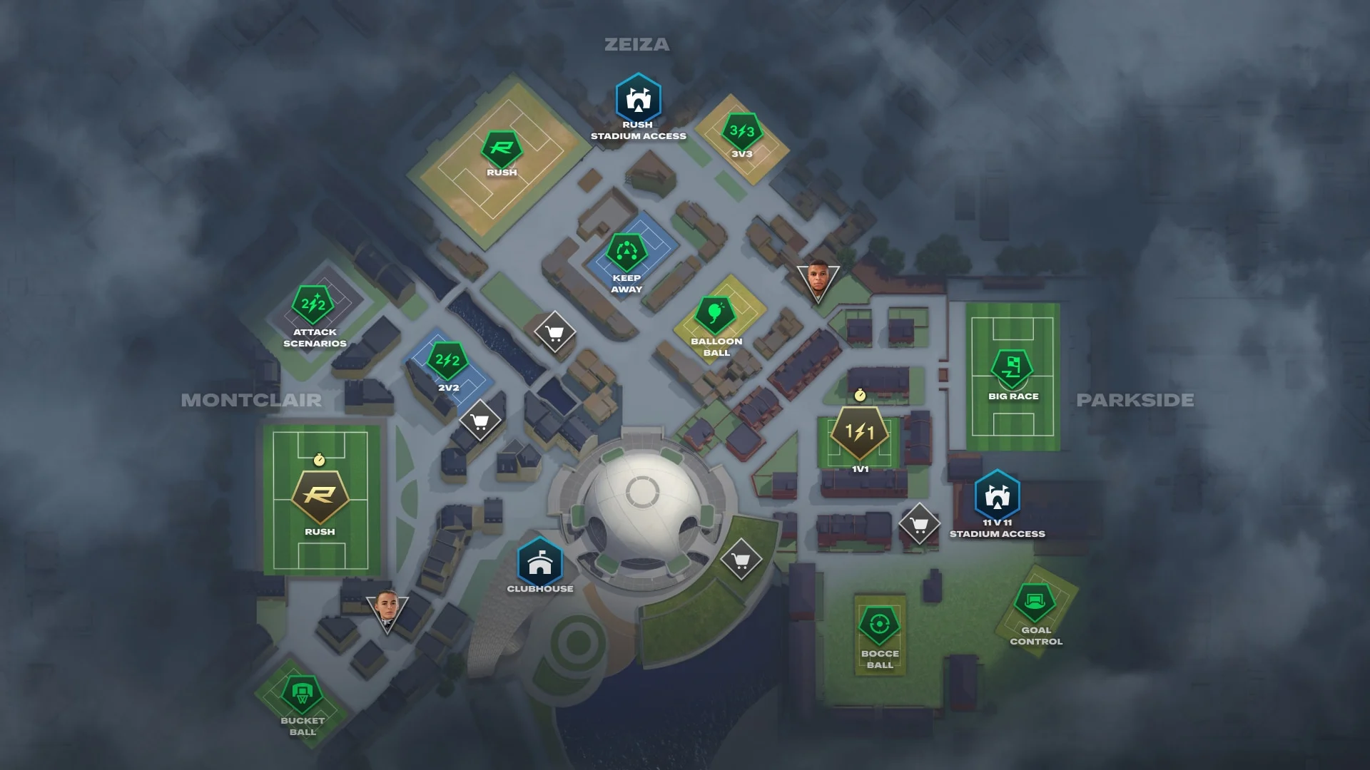 Mapa do The Grounds no EA SPORTS FC 27