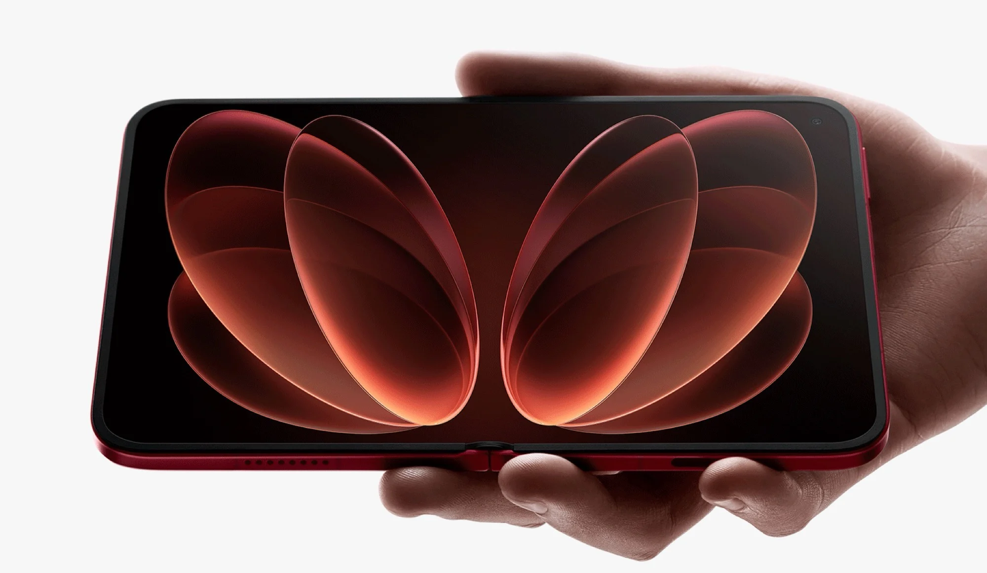 Tela interna do Xiaomi 18 Fold aberta na horizontal