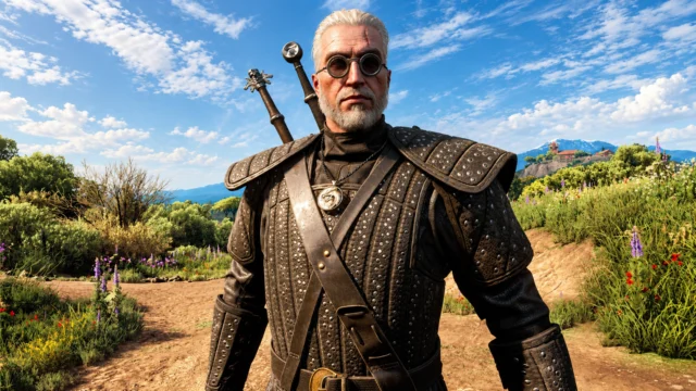armadura da Netflix The Witcher 3