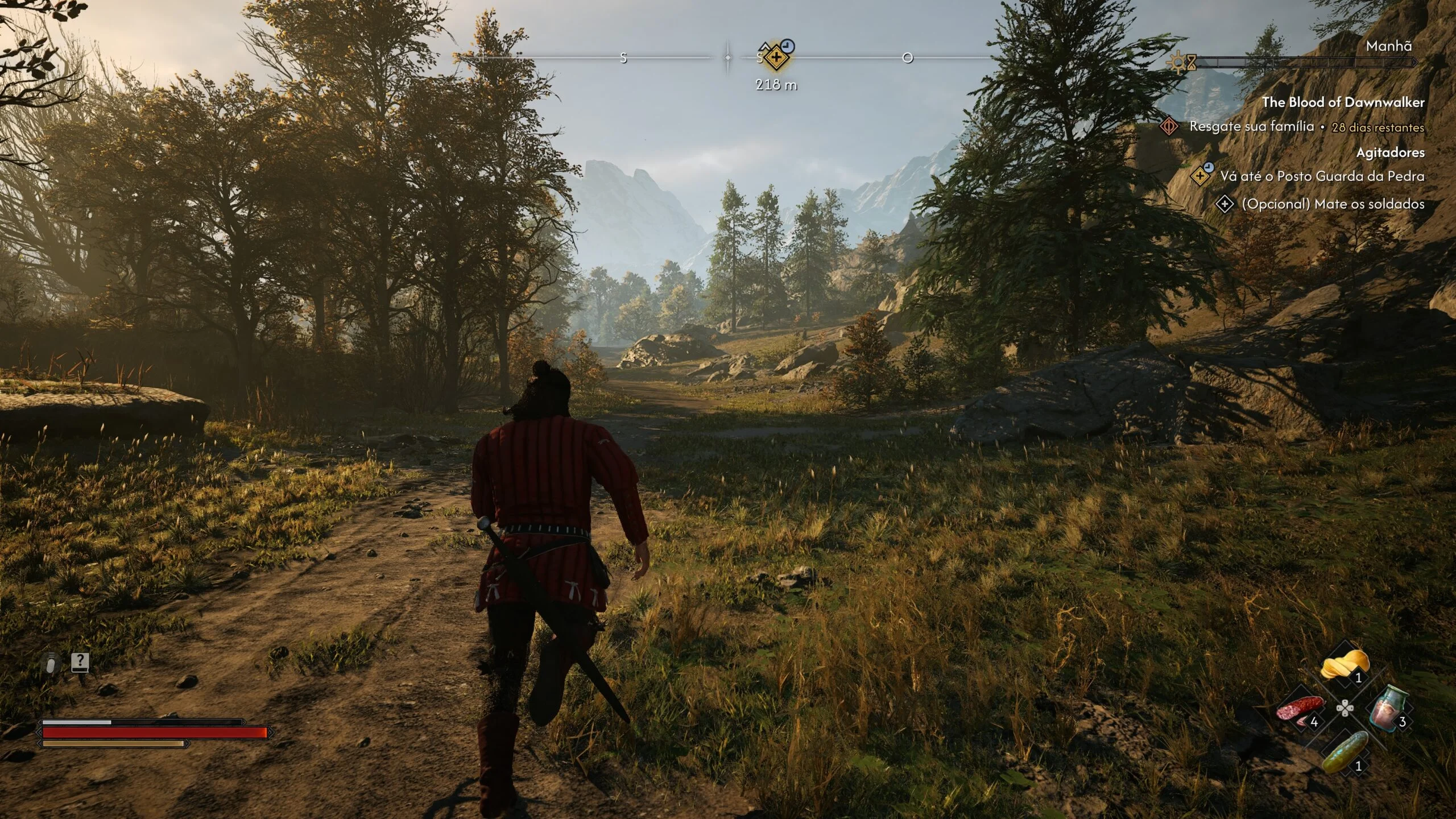 Você deve alimentar Esme à força em The Blood of Dawnwalker?