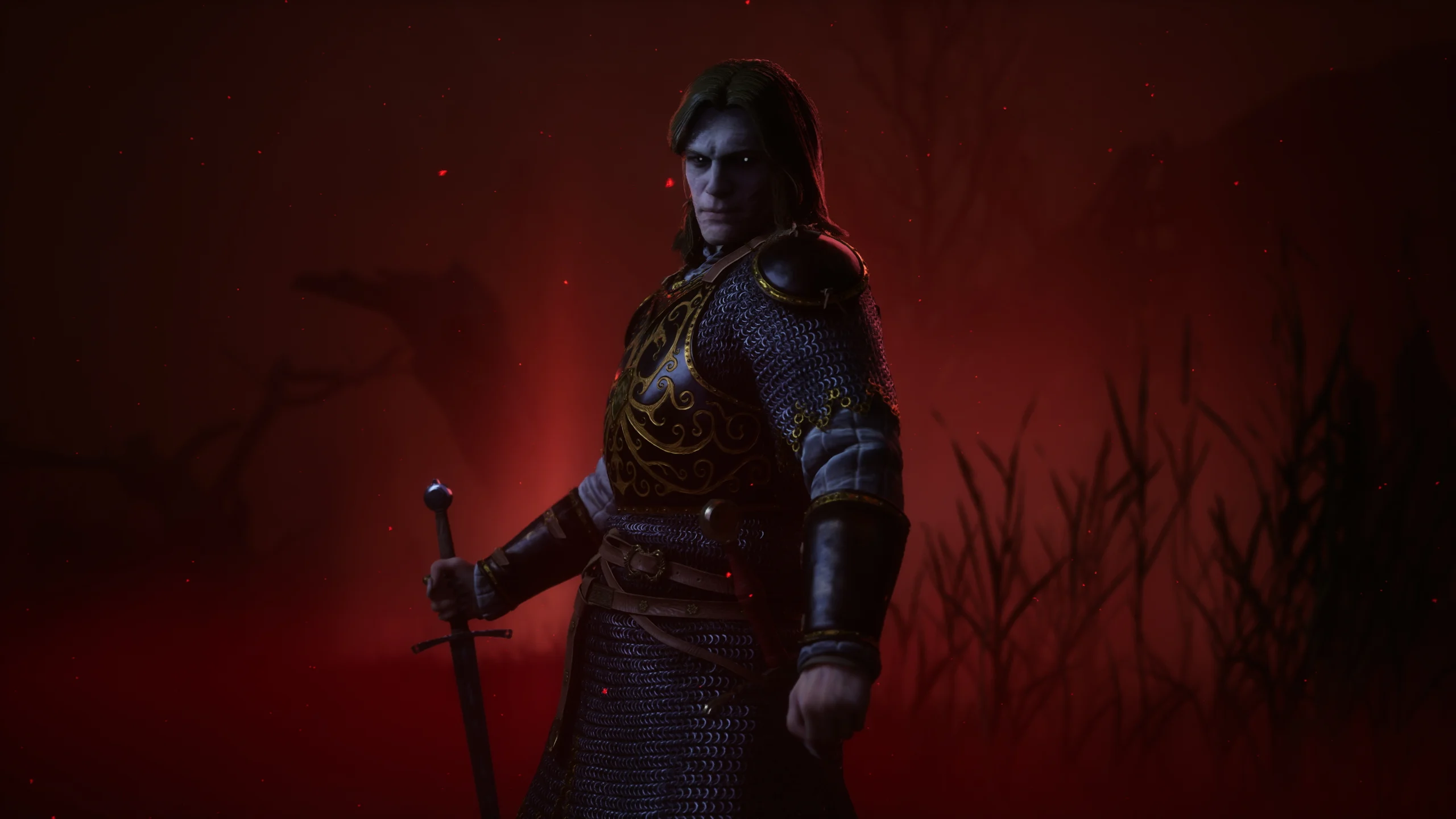 Ambrus durante um confronto em The Blood of Dawnwalker