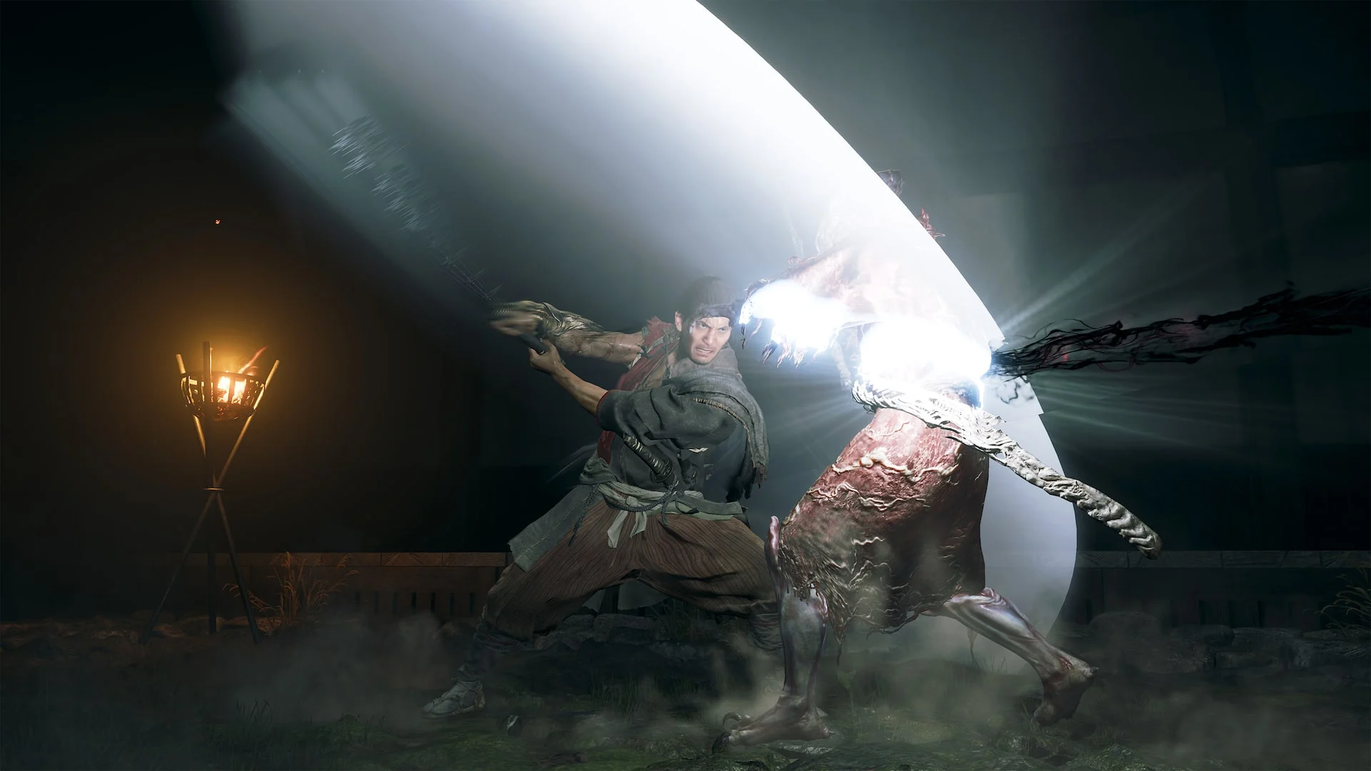 Miyamoto Musashi explora Kyoto em Onimusha Way of the Sword