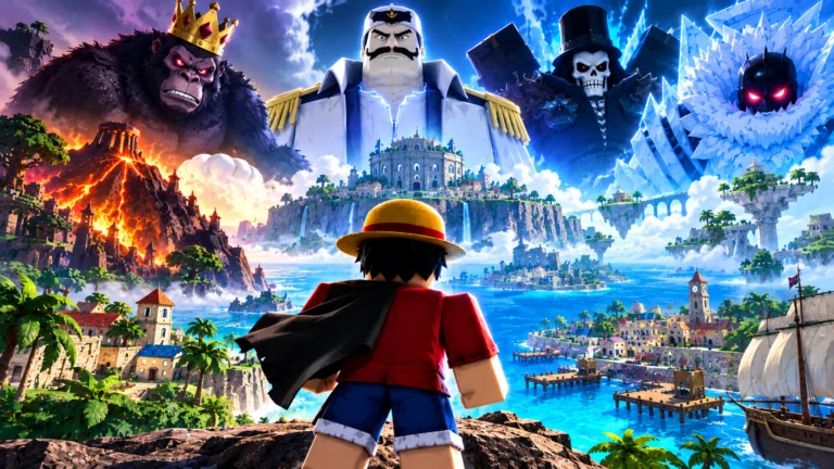 Blox Fruits reúne três Seas, dezenas de ilhas, chefes, frutas e sistemas de progressão até o level 3000