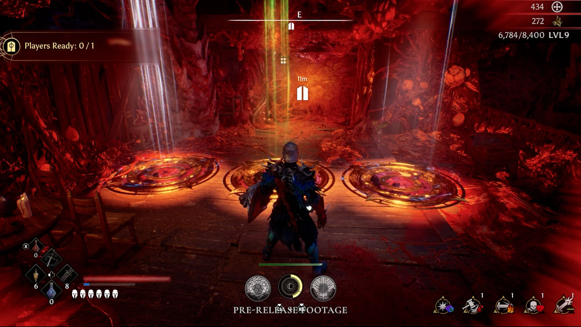 Nexus Gates encontrados durante uma caçada em Crimson Moon