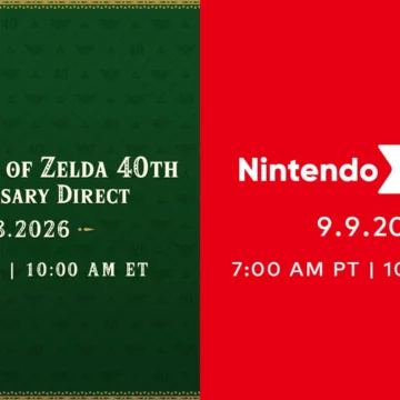 Nintendo realizará dois Directs em dias consecutivos em setembro de 2026. Imagem: Divulgação/Nintendo.