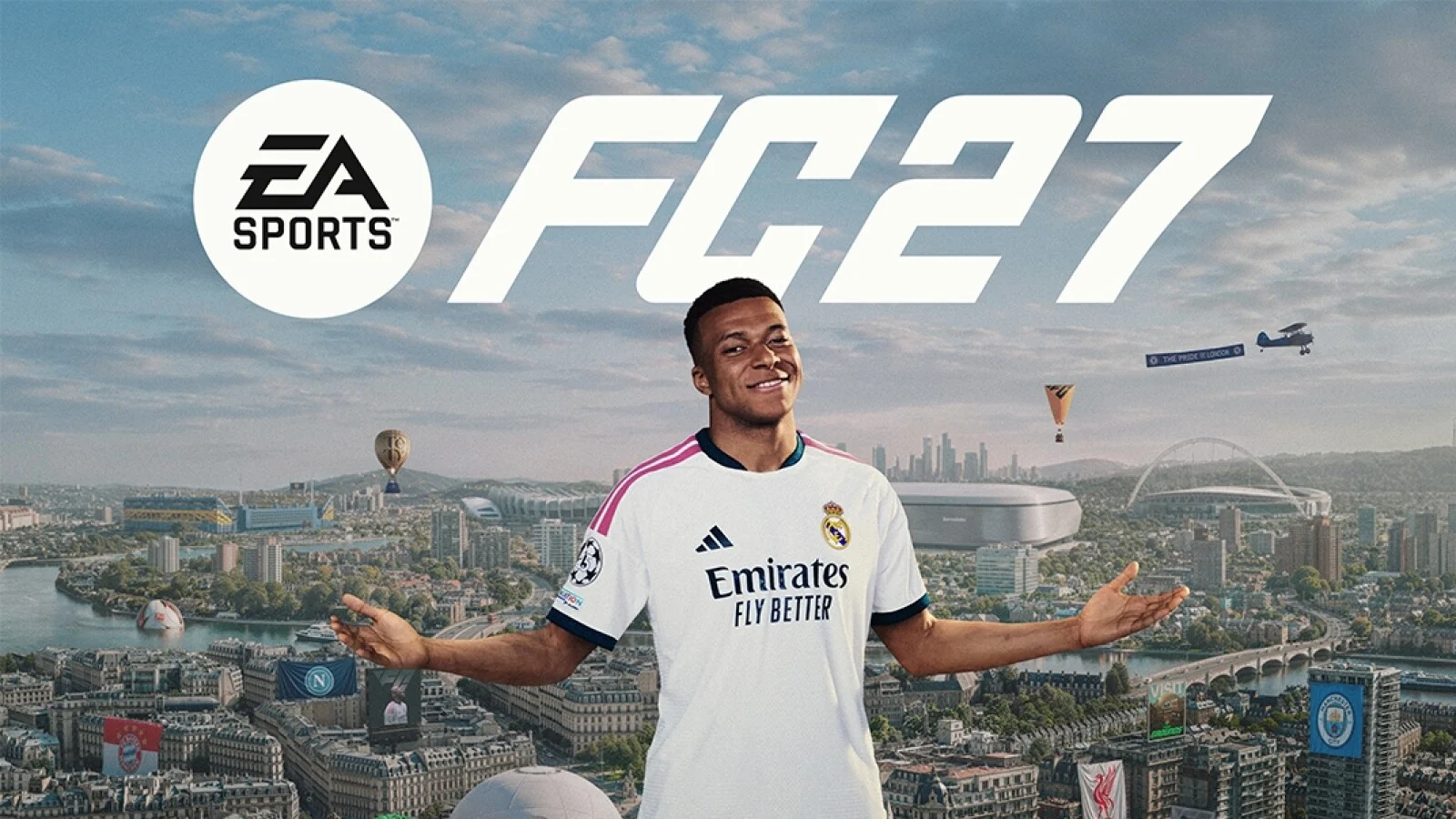 Kylian Mbappé na arte de EA SPORTS FC 27