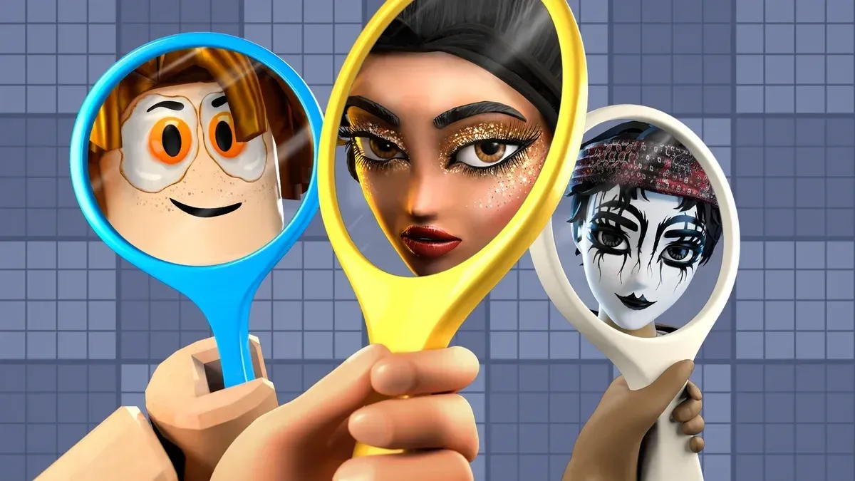 Avatares com diferentes estilos no Roblox