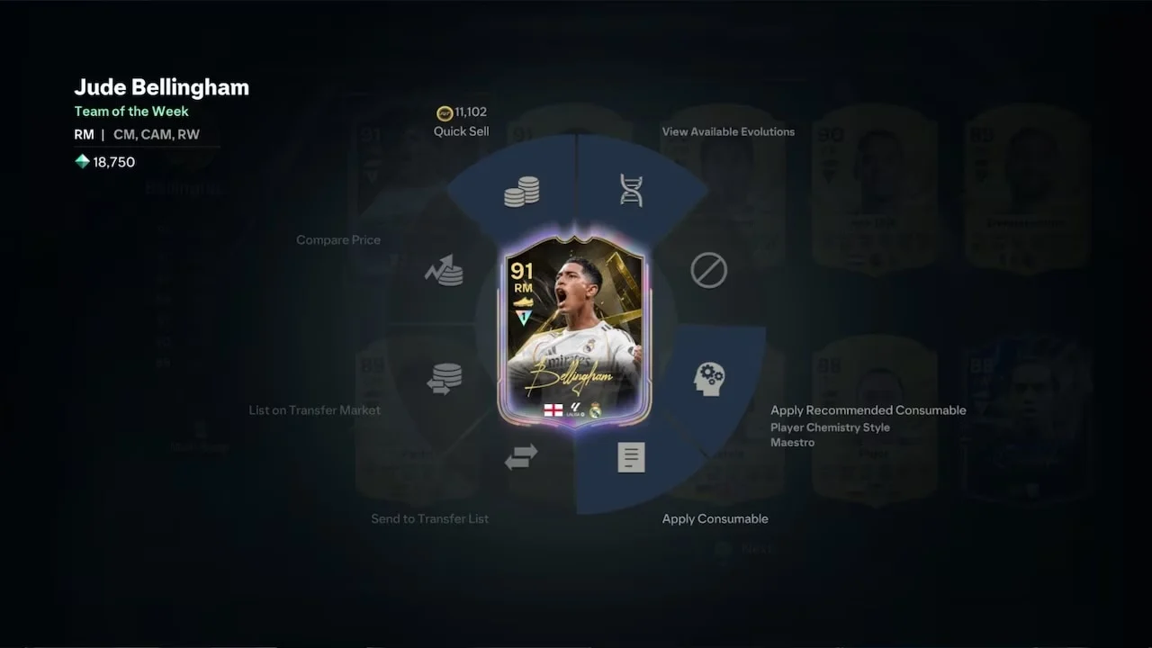 Item especial no Ultimate Team do EA Sports FC 27