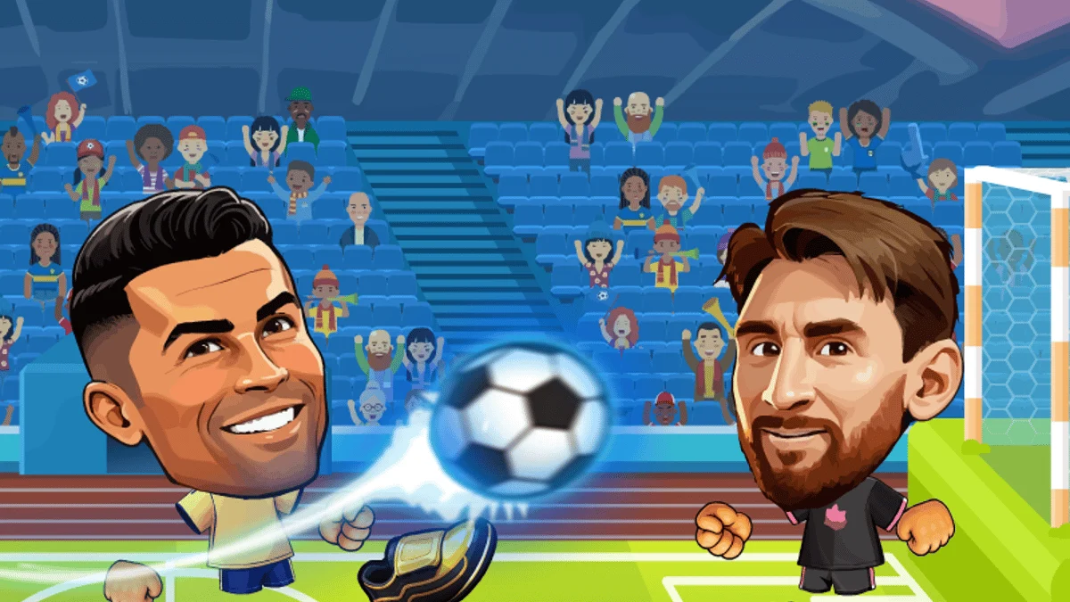 Football Legends, jogo de futebol para duas pessoas disponível no Poki