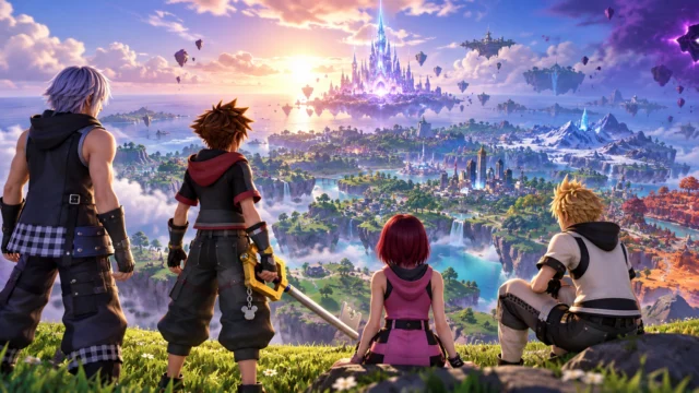 Fortnite realiza neste sábado (19) duas sessões especiais das Power Hours de Kingdom Hearts.