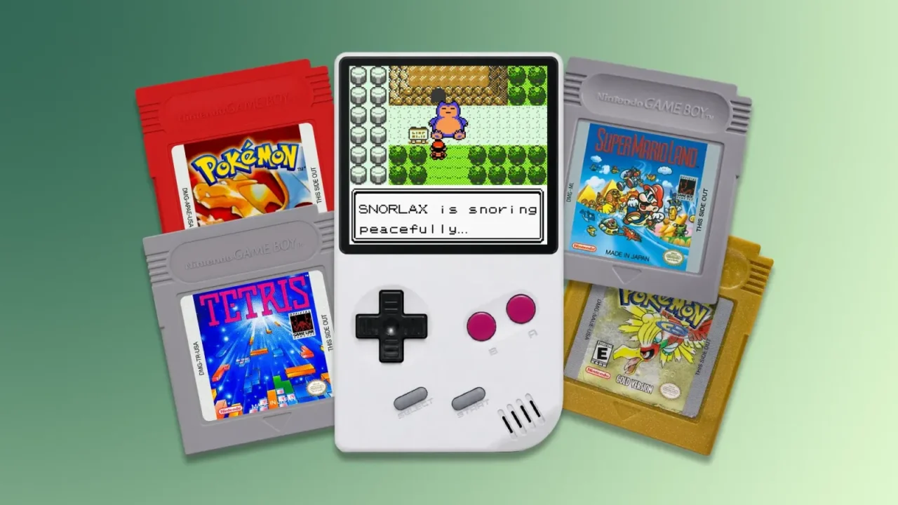 Um novo portátil aceita cartuchos originais de Game Boy de quase 40 anos atrás