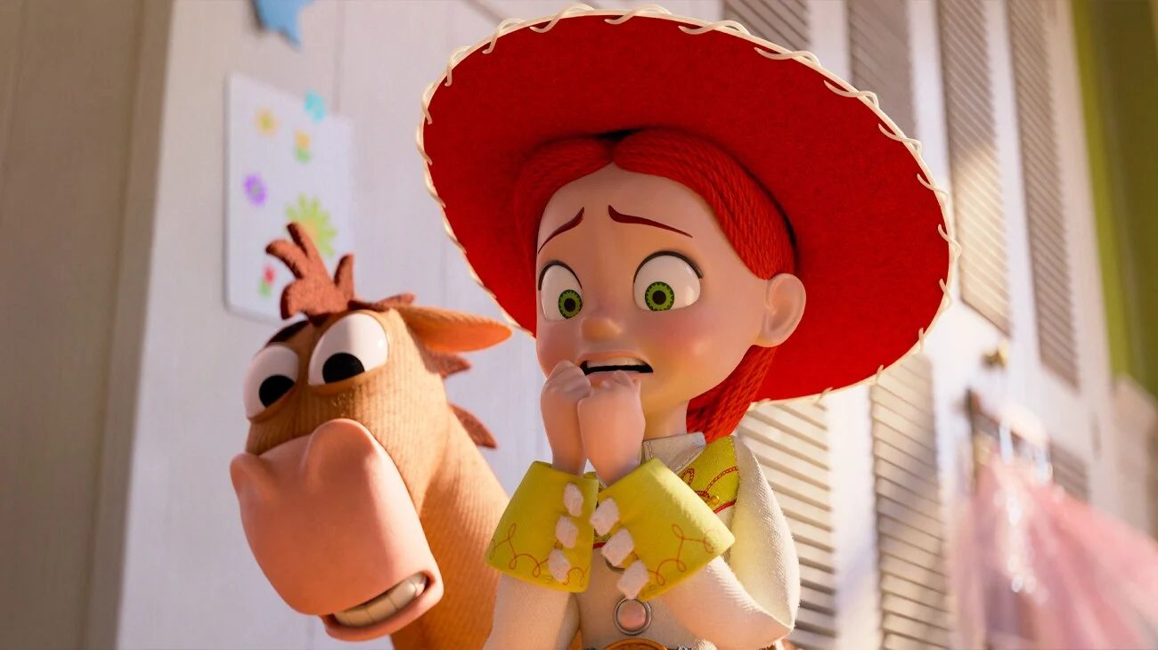 Jessie e Bala no Alvo em cena de Toy Story 5