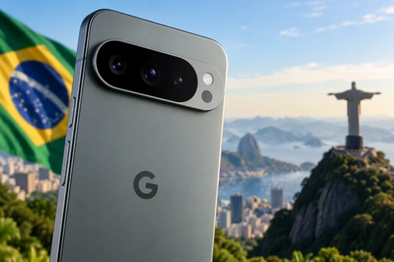 Brasil segue fora da lista oficial de mercados do Pixel 11; estratégia global limitada, custo de entrada, suporte e perfil do mercado ajudam a explicar a ausência.