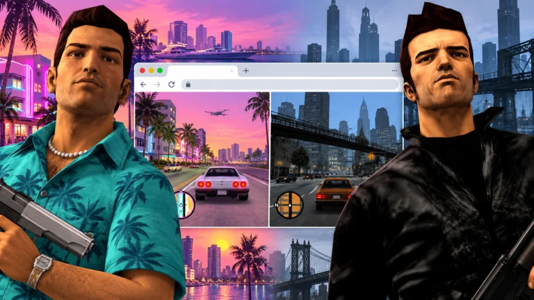GTA Vice City e GTA III podem ser executados diretamente pelo navegador em versões não oficiais baseadas em WebAssembly