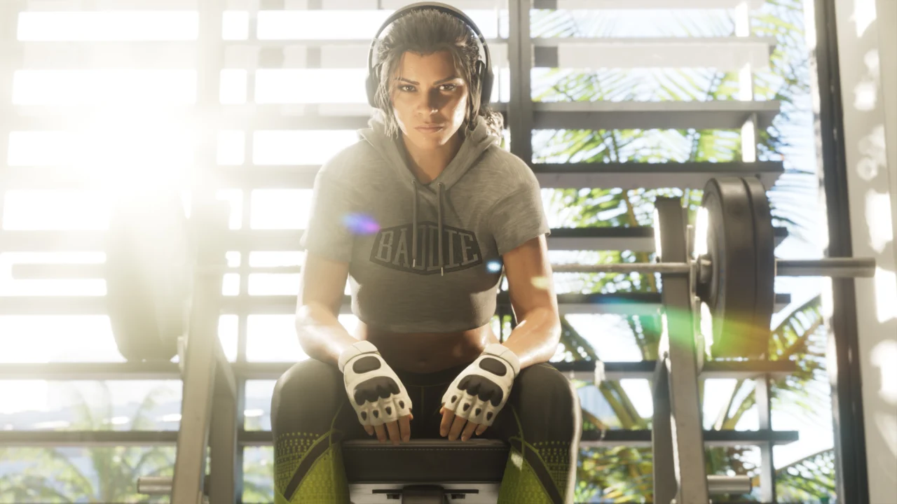 Lucia em imagem oficial de Grand Theft Auto VI