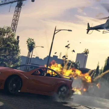 Imagem de divulgação dos golpes de GTA Online, que chegaram ao jogo em 2015 — Foto: Divulgação/Rockstar Games.