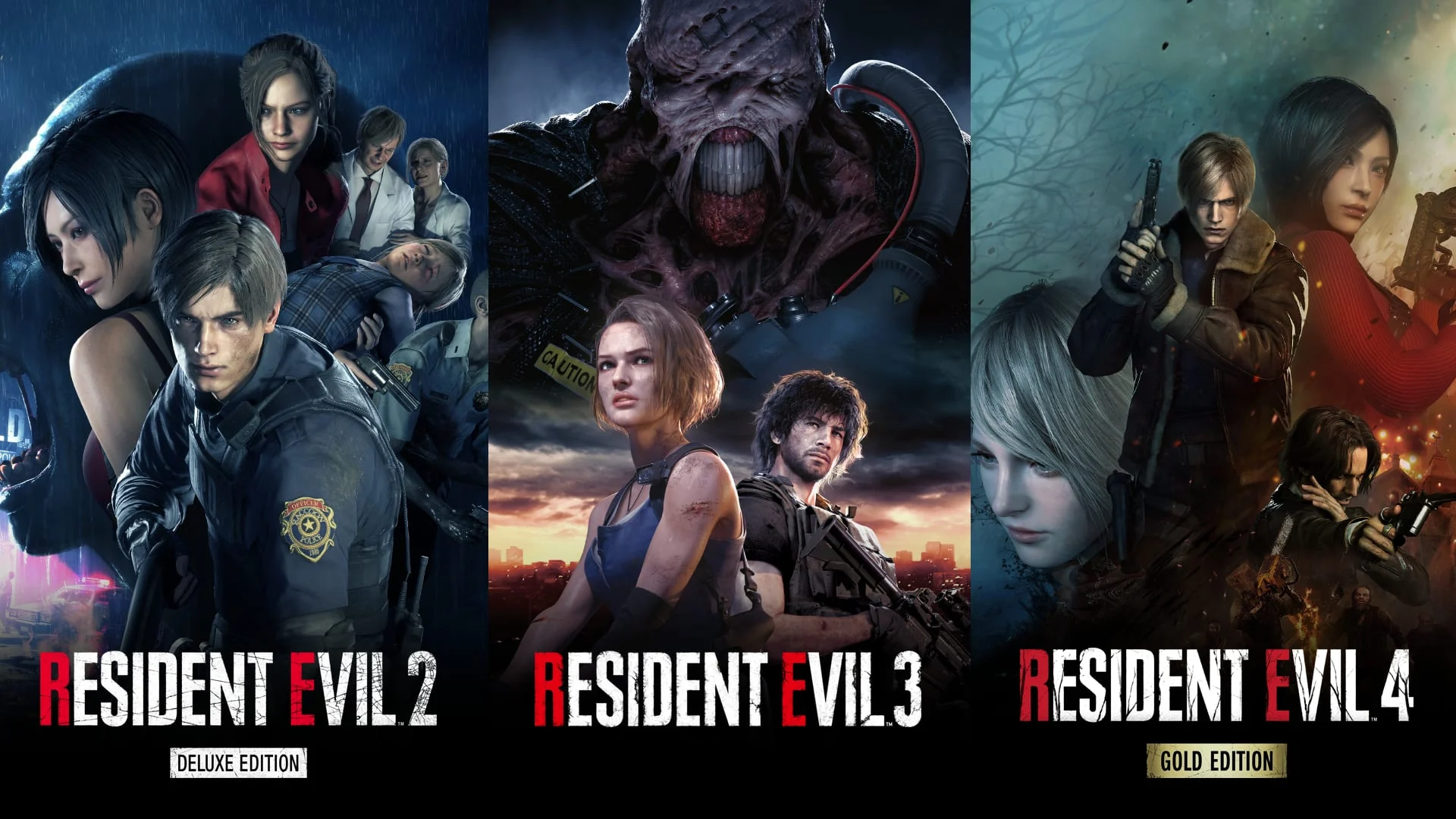Resident Evil 2, Resident Evil 3 e Resident Evil 4 no Nintendo Switch 2
