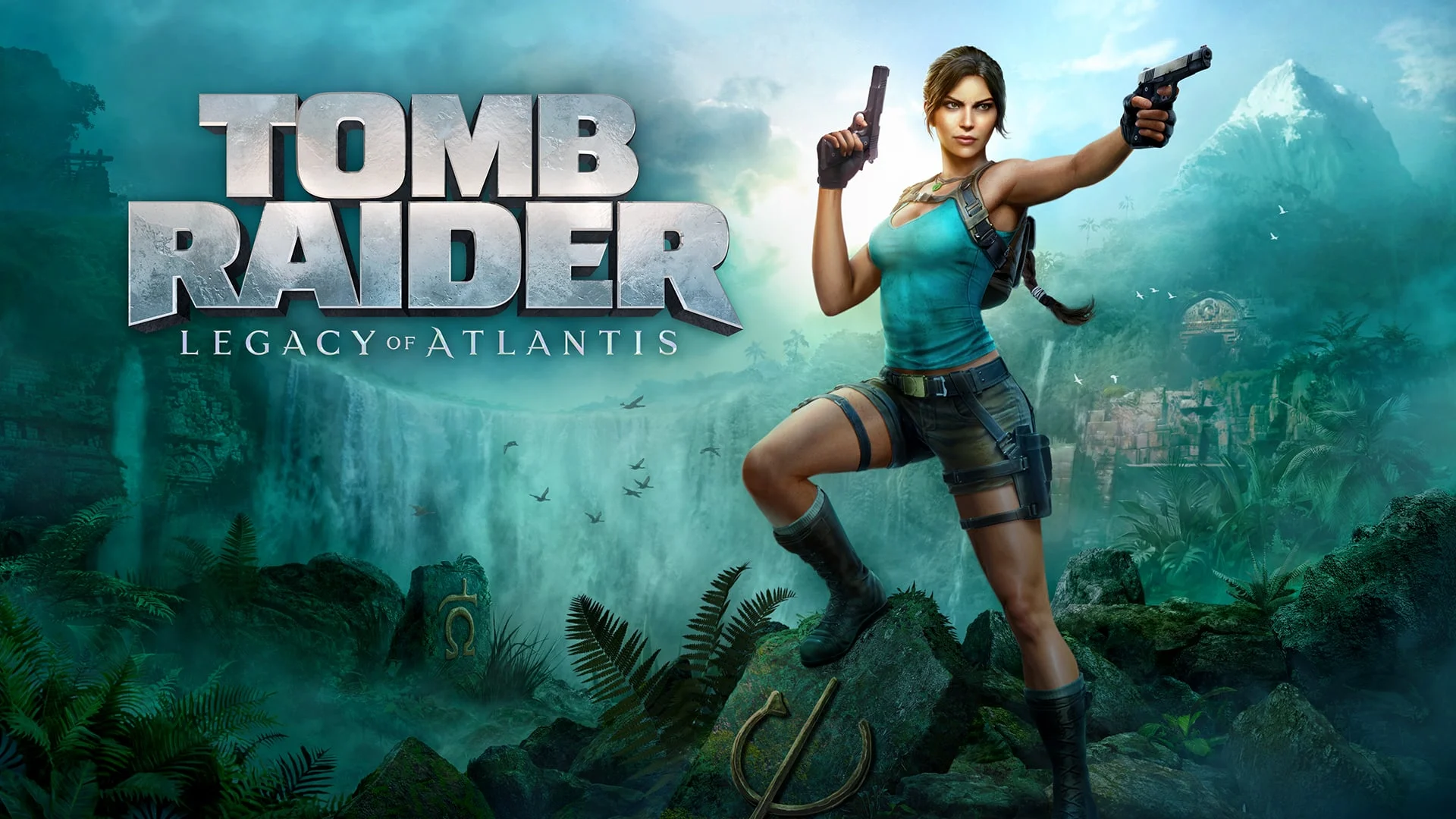Lara Croft em Tomb Raider Legacy of Atlantis no Nintendo Switch 2