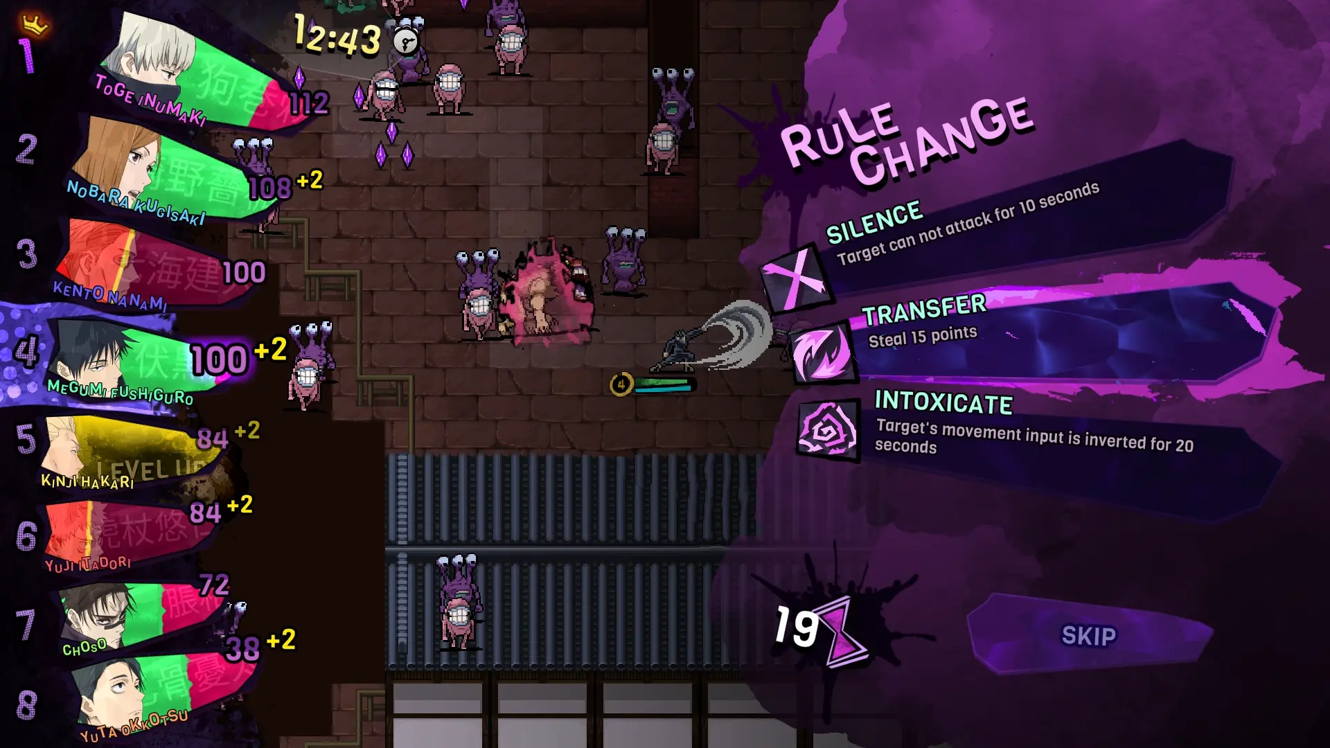 Sistema de Rule Addition em Jujutsu Kaisen Rumble Survivaton