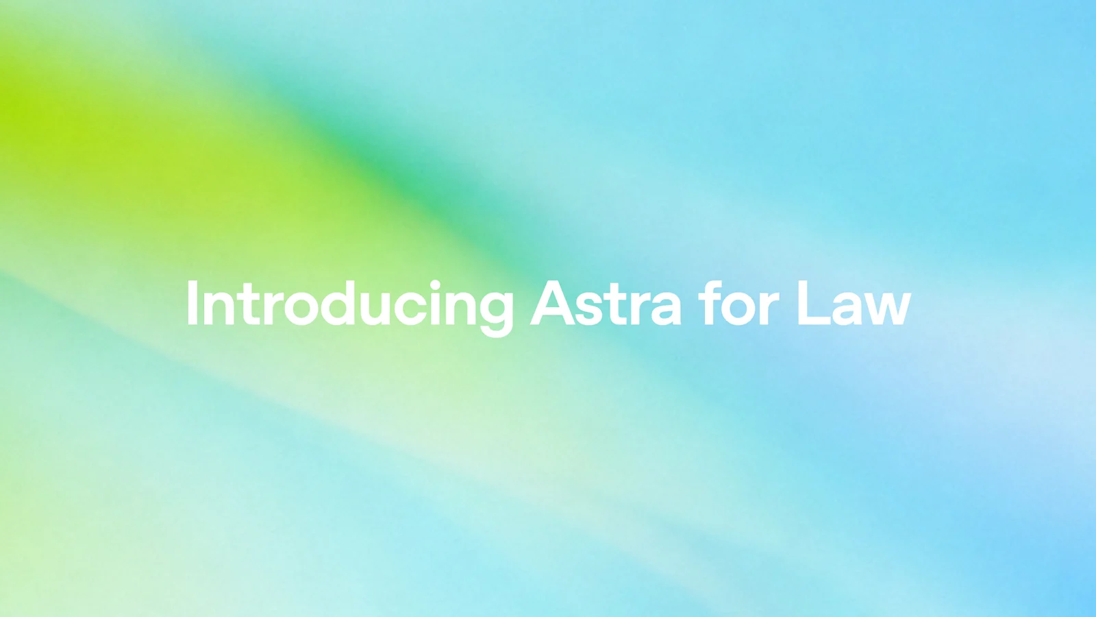 Imagem oficial de lançamento do Astra for Law, nova ferramenta jurídica da OpenAI