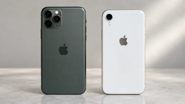 O 11 Pro ainda recebe o iOS 27 e leva vantagem em tela e câmeras; o XR só vira a compra mais racional quando custa bem menos e está com bateria saudável.
