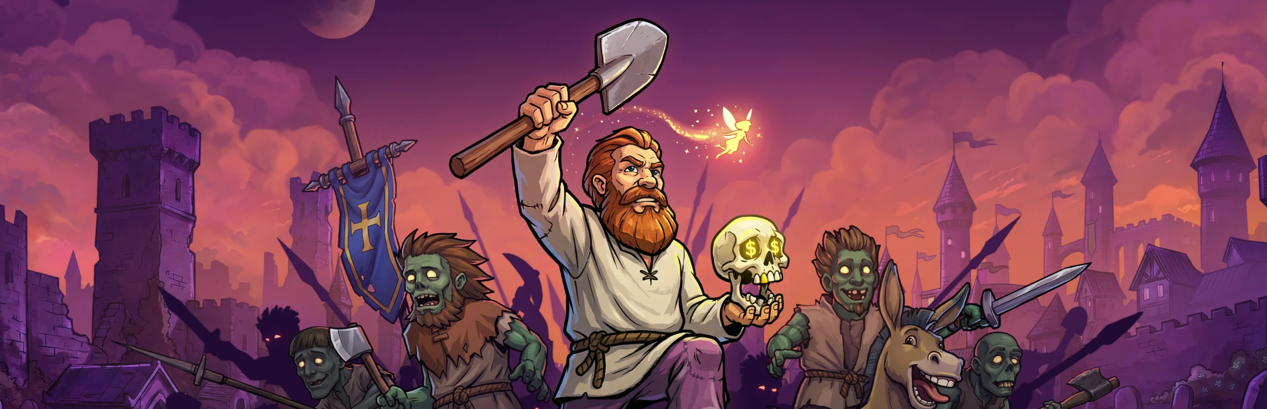 Personagem e cenário de Graveyard Keeper 2