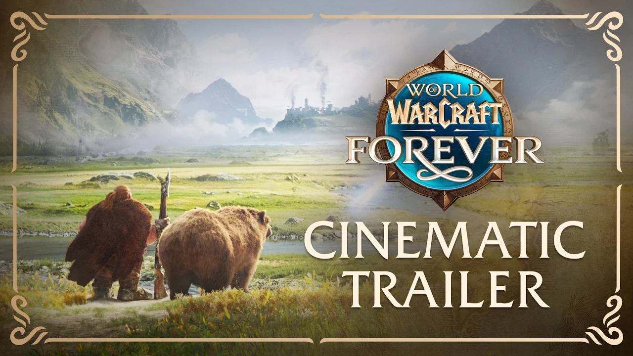 Cena do trailer cinematográfico New Horizons de World of Warcraft Forever