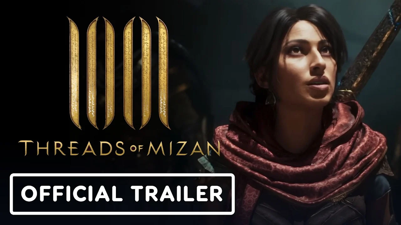 Personagens de 1001 Threads of Mizan durante trailer da Gamescom 2026