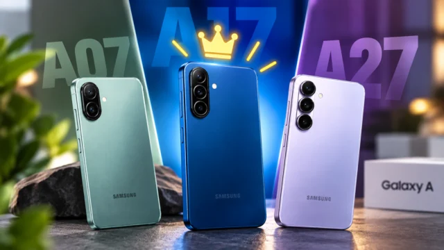 Qual Samsung barato vale mais a pena em 2026? Comparamos os Galaxy de entrada