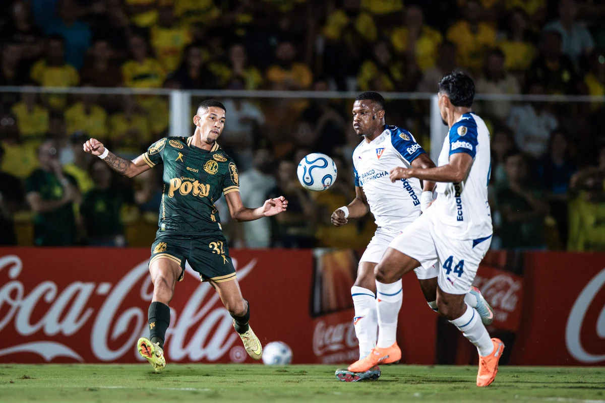 Mirassol durante partida da Libertadores de 2026