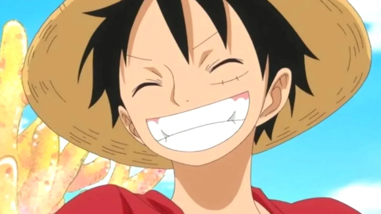 Luffy em imagem do anime One Piece