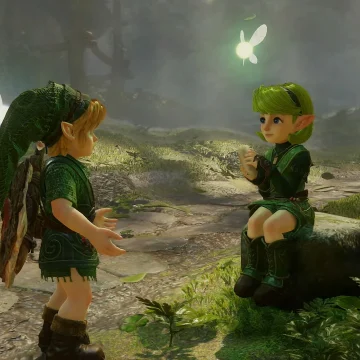 The Legend of Zelda: Ocarina of Time começou finalmente a sair do campo dos teasers.