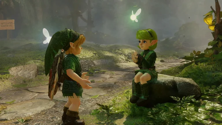 The Legend of Zelda: Ocarina of Time começou finalmente a sair do campo dos teasers.