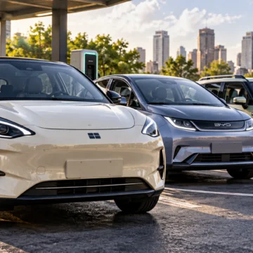 Os carros elétricos que mais valem a pena para Uber e 99 em 2026