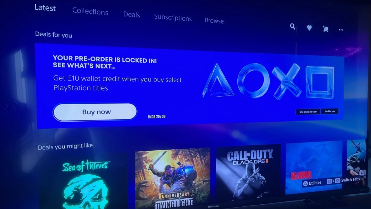 PS5 começa a oferecer crédito de volta em compras na PS Store