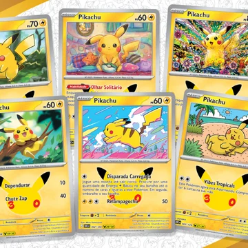 Pokémon colocou um Pikachu raro em todo pacote da coleção de 30 anos
