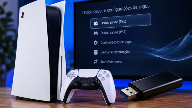 PS5 deixa fazer backup dos saves sem PS Plus; mas o USB tem uma pegadinha