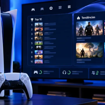 PS5 ganha atualização que mostra quais jogos estão “bombando” na sua região