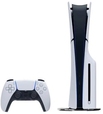 PlayStation 5 com leitor de discos e controle DualSense