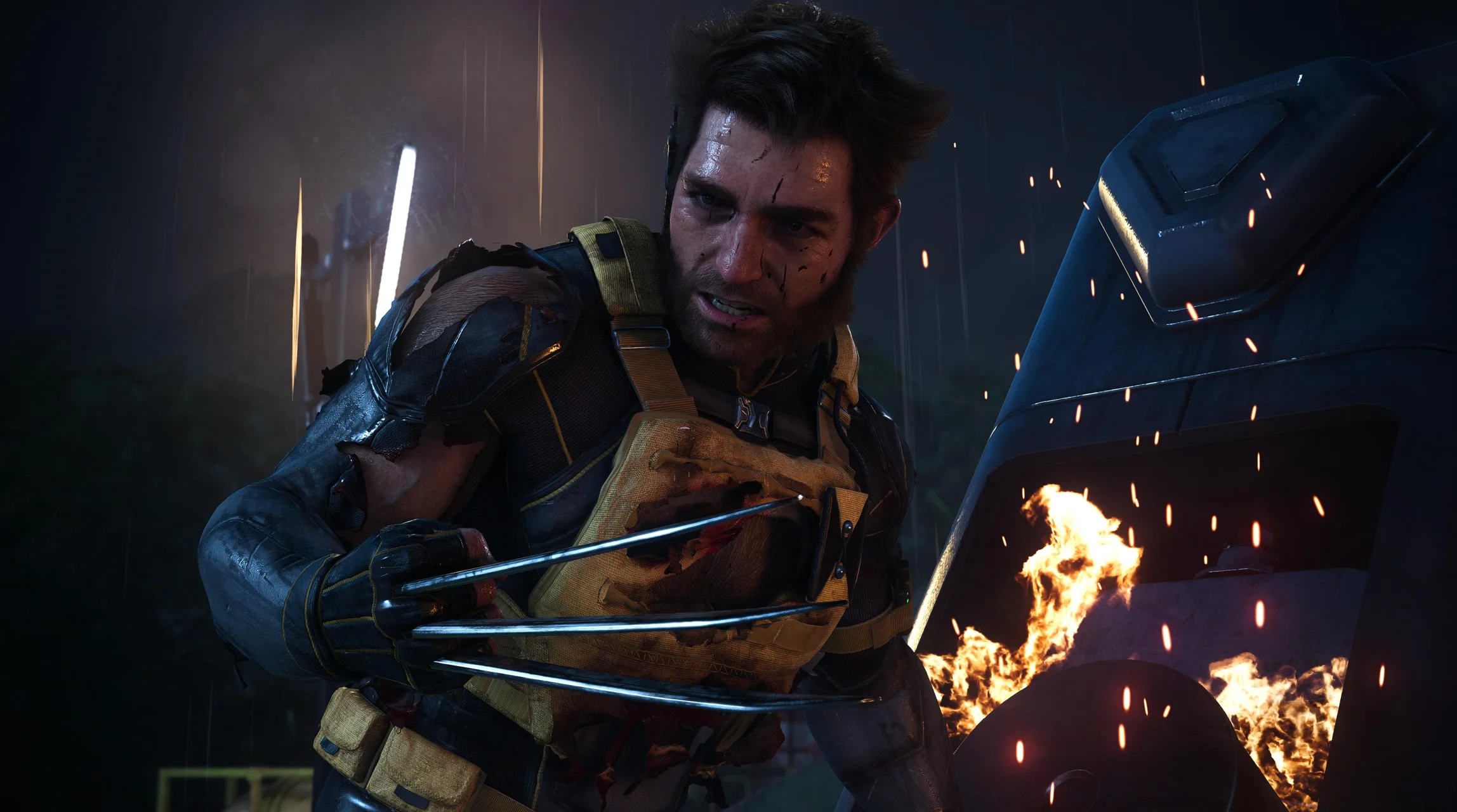 Avanços, aparos e garras definem o ritmo agressivo das lutas de Marvel's Wolverine